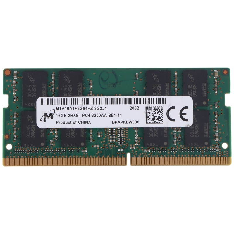 رم لپ تاپ Micron DDR4 16GB 3200MHz CL11