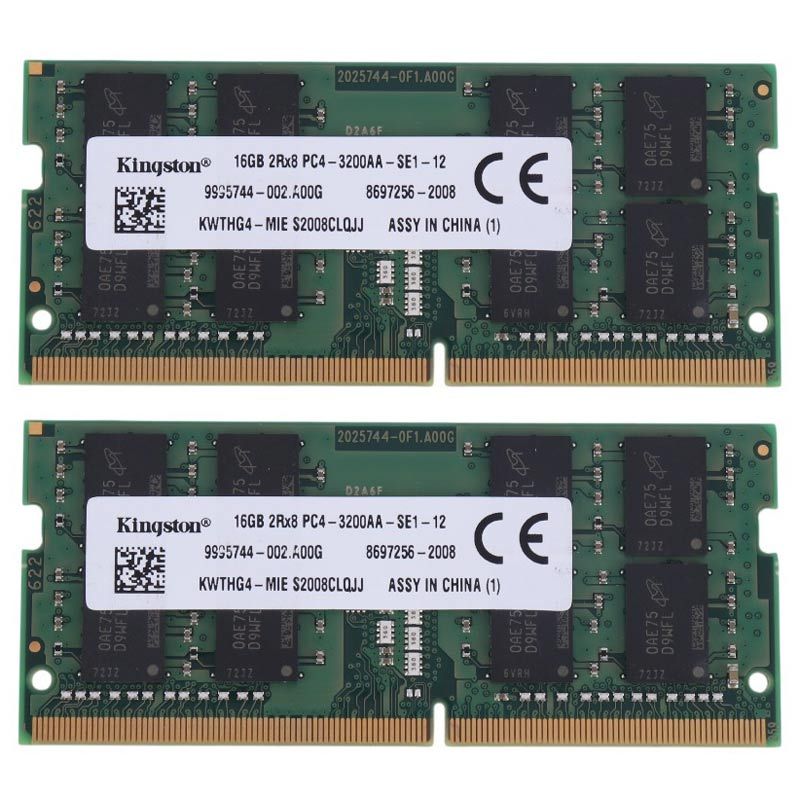 رم لپ تاپ Kingston DDR4 16GB 3200MHz CL12