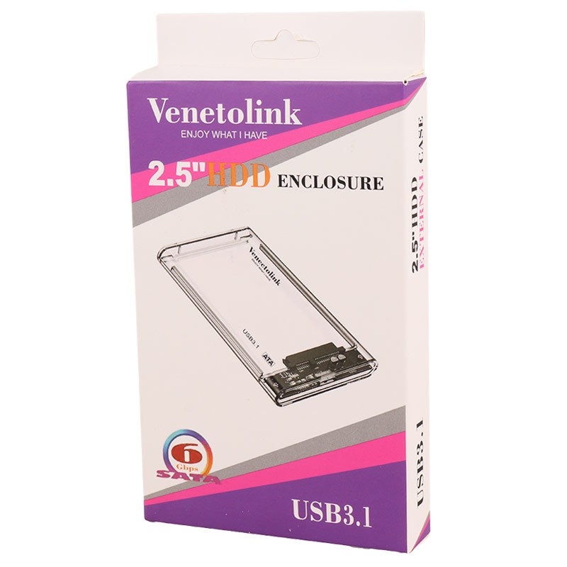 باکس هارد 2.5 اینچی HDD/SSD ونتولینک