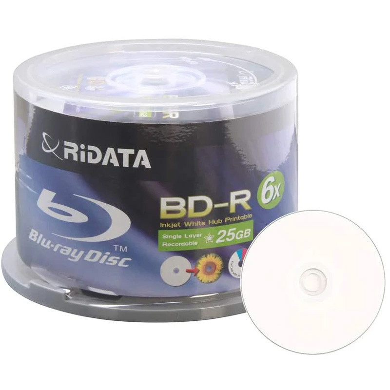 DVD Bluray خام ری دیتا RiData A1 بسته 50 عددی