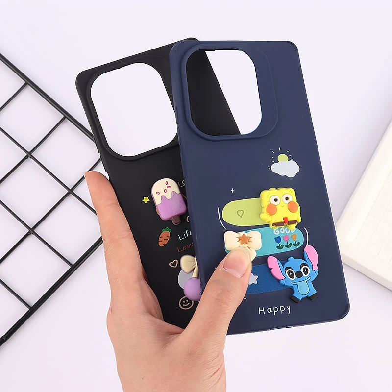 قاب ژله ای شیائومی Redmi Note 13 Pro 4G عروسک برجسته رنگی