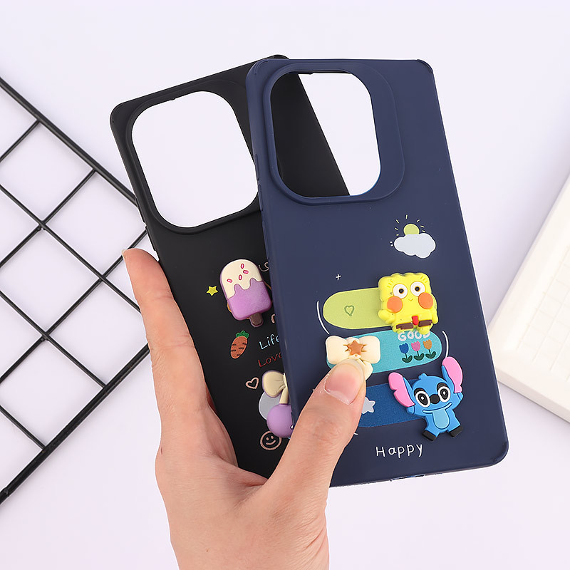 قاب ژله ای شیائومی Redmi Note 13 Pro 4G عروسک برجسته رنگی