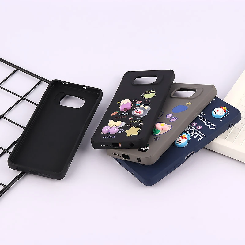 قاب ژله ای شیائومی Poco X3 / X3 NFC / X3 Pro عروسک برجسته رنگی