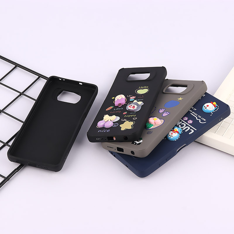 قاب ژله ای شیائومی Poco X3 / X3 NFC / X3 Pro عروسک برجسته رنگی