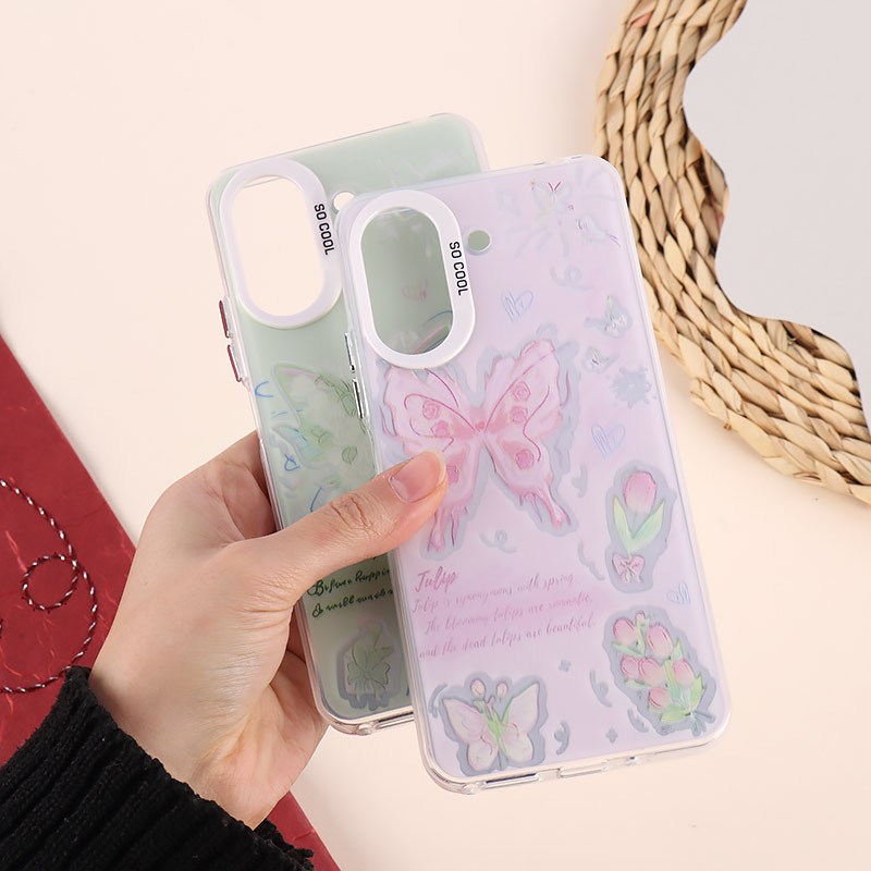 قاب So Cool شیائومی Redmi 13C / Poco C65 طرح پروانه