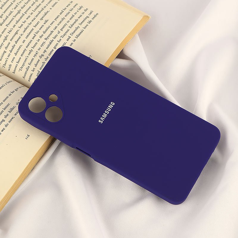 قاب سیلیکونی اصلی زیربسته سامسونگ Galaxy A06 محافظ لنزدار