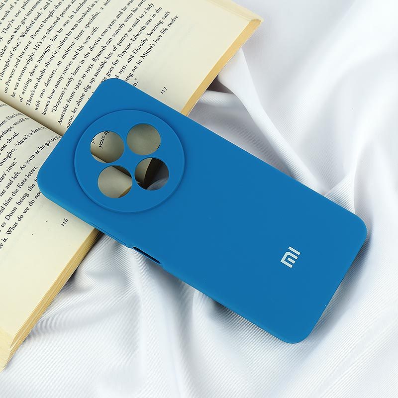 قاب سیلیکونی اصلی زیربسته شیائومی Redmi 14C / Poco C75 محافظ لنزدار