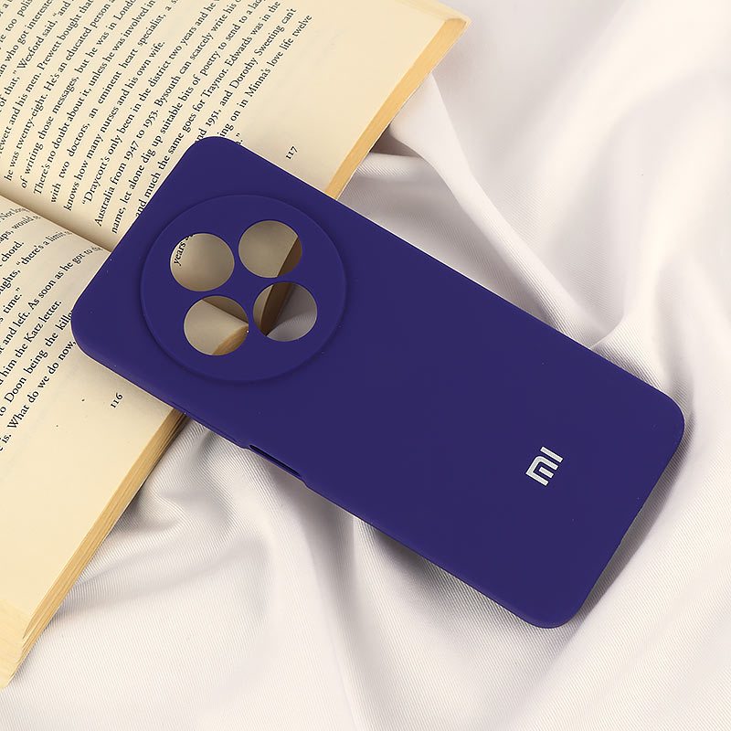 قاب سیلیکونی اصلی زیربسته شیائومی Redmi 14C / Poco C75 محافظ لنزدار