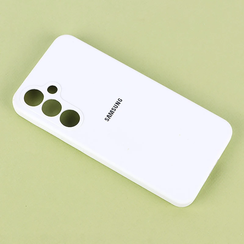 قاب سیلیکونی اصلی زیربسته سامسونگ Galaxy S24 FE محافظ لنزدار