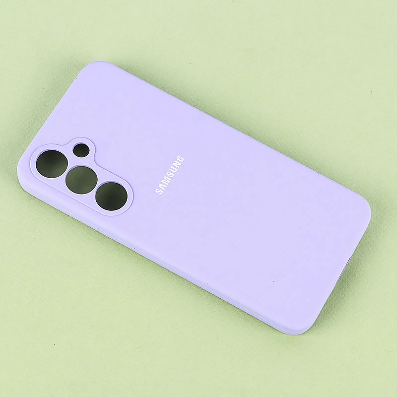 قاب سیلیکونی اصلی زیربسته سامسونگ Galaxy S24 FE محافظ لنزدار