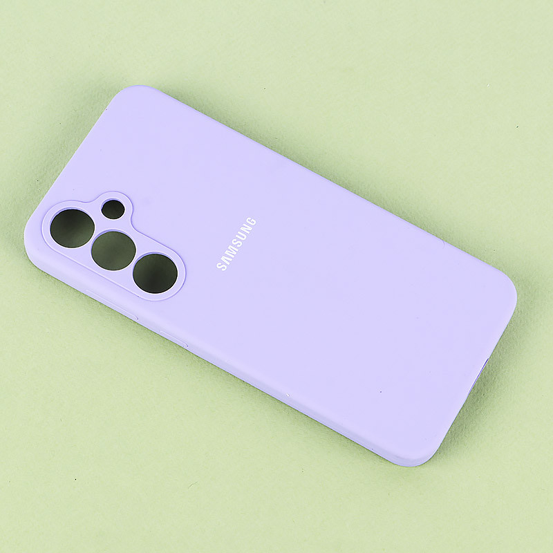 قاب سیلیکونی اصلی زیربسته سامسونگ Galaxy S24 FE محافظ لنزدار