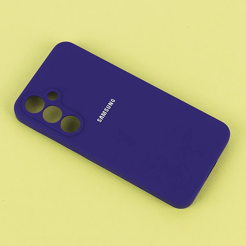 قاب سیلیکونی اصلی زیربسته سامسونگ Galaxy S24 FE محافظ لنزدار