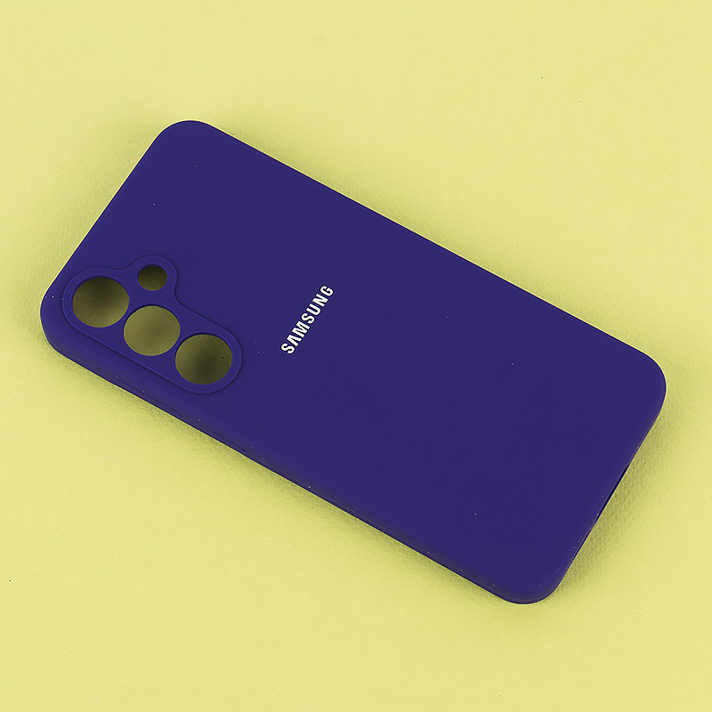 قاب سیلیکونی اصلی زیربسته سامسونگ Galaxy S24 FE محافظ لنزدار