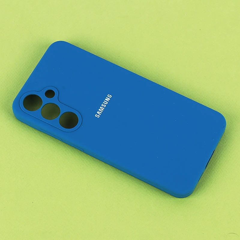 قاب سیلیکونی اصلی زیربسته سامسونگ Galaxy S24 FE محافظ لنزدار