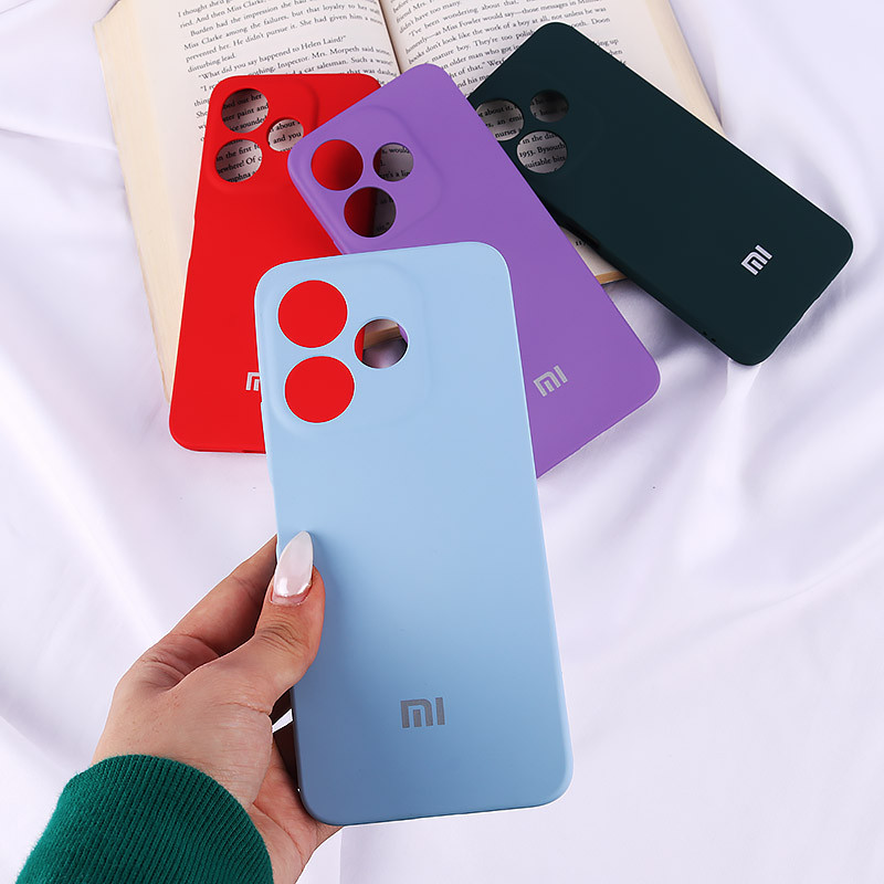 قاب سیلیکونی Highcopy زیر بسته محافظ لنزدار شیائومی Redmi 13 4G / Redmi 13 5G