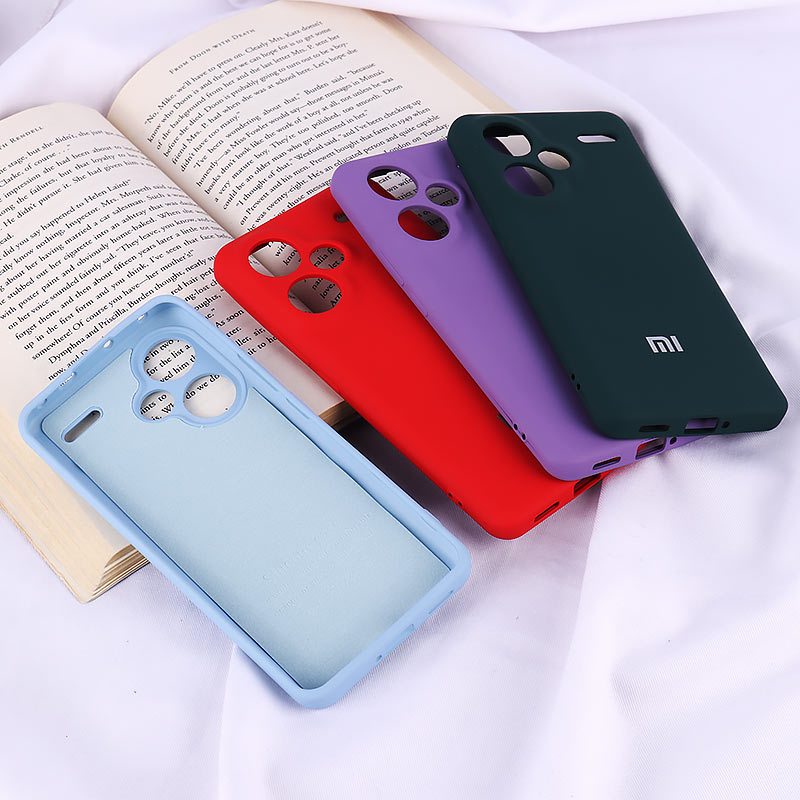 قاب سیلیکونی Highcopy زیر بسته شیائومی Redmi Note 13 Pro Plus محافظ لنزدار