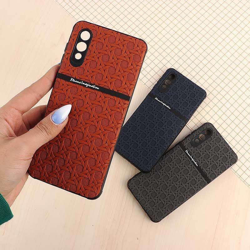 قاب ژله ای سامسونگ Galaxy A02 / M02 طرح حصیری محافظ لنزدار Pro Camera
