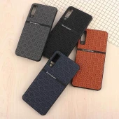 قاب ژله ای سامسونگ A7 2018 طرح حصیری Pro Camera
