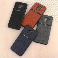 قاب ژله ای سامسونگ Galaxy J6 2018 طرح حصیری محافظ لنزدار Pro Camera