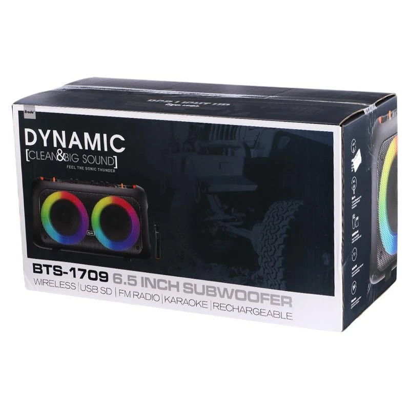 اسپیکر بلوتوثی برودو BTS-1709 + میکروفون