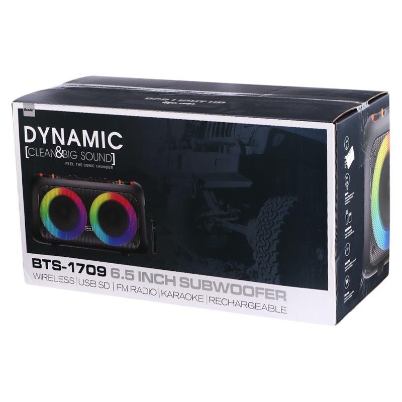 اسپیکر بلوتوثی برودو BTS-1709 + میکروفون