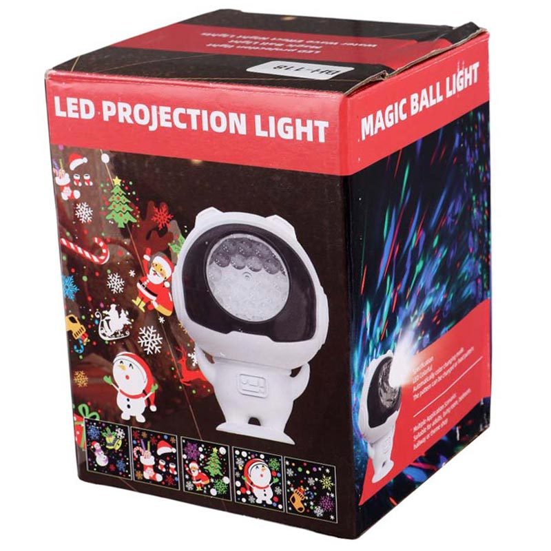 چراغ رقص نور طرح فضا نورد magic ball light BH-118