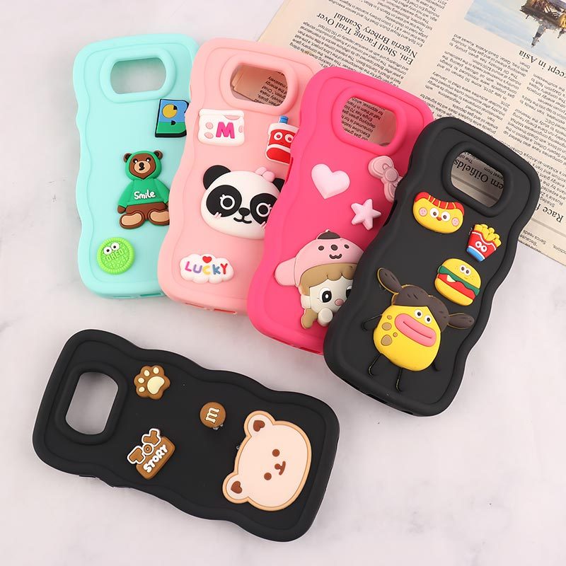 قاب عروسکی برجسته موج دار فانتزی Xiaomi Poco X3 / X3 NFC / X3 Pro