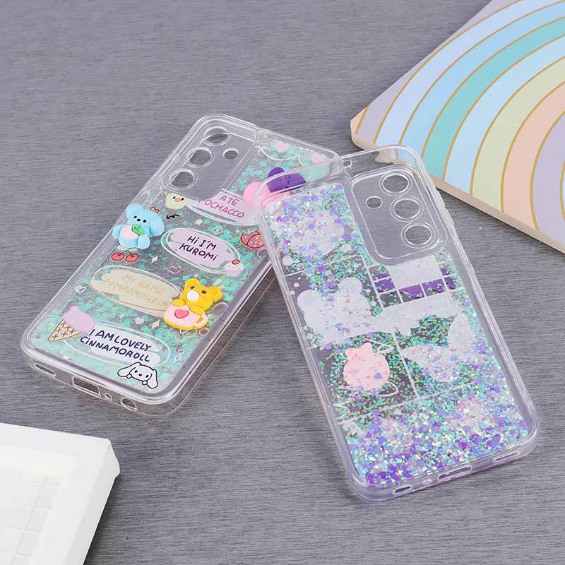 قاب آکواریومی سامسونگ Galaxy A25 عروسکی برجسته محافظ لنزدار