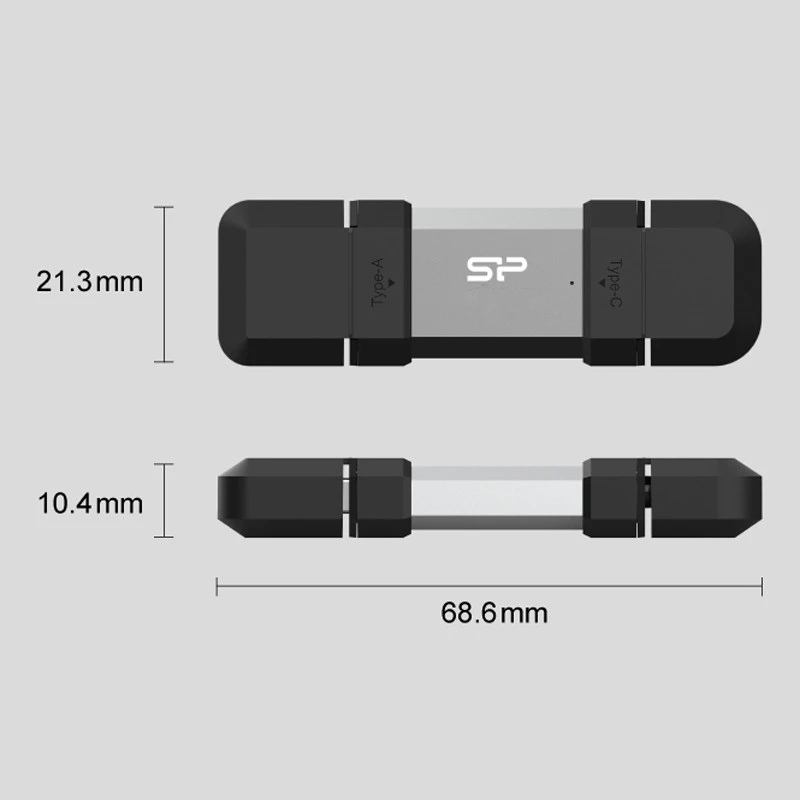 فلش 128 گیگ سیلیکون پاور Silicon Power Mobile C51 OTG Type-C USB3.2