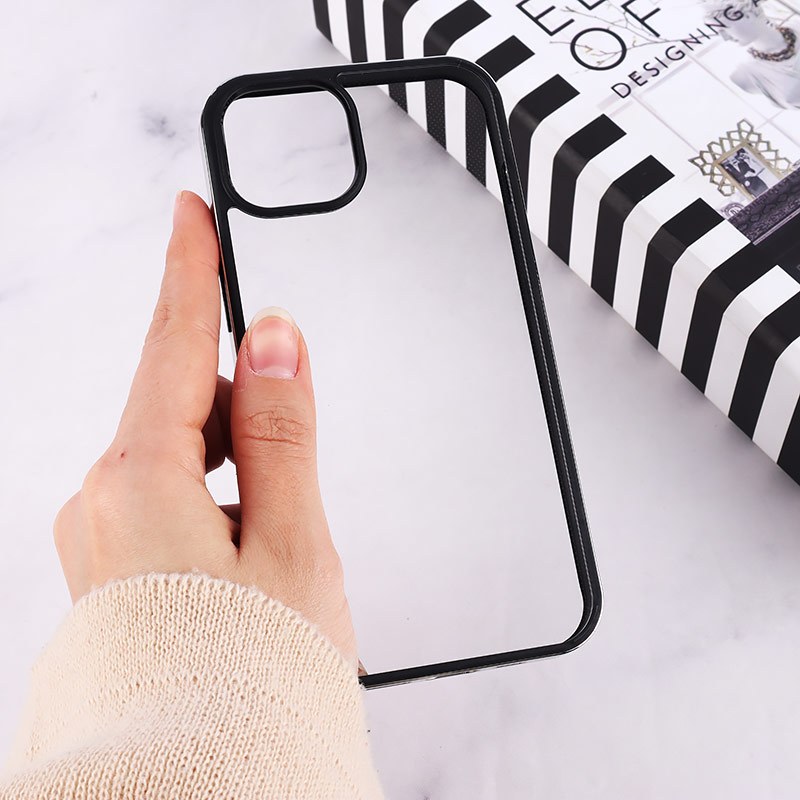 قاب Q Series آیفون iPhone 13 / 14 شفاف دور رنگی