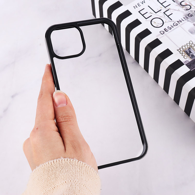 قاب Q Series آیفون iPhone 13 / 14 شفاف دور رنگی