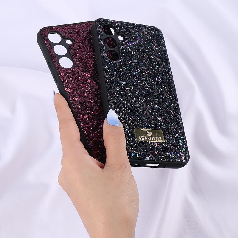 قاب شاینی Swarovski سامسونگ Galaxy A54 محافظ لنزدار