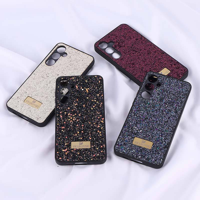 قاب شاینی Swarovski سامسونگ Galaxy A55 محافظ لنزدار