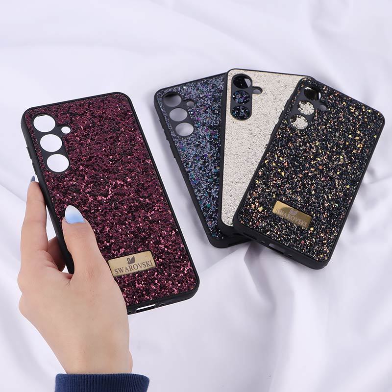 قاب شاینی Swarovski سامسونگ Galaxy A35 محافظ لنزدار
