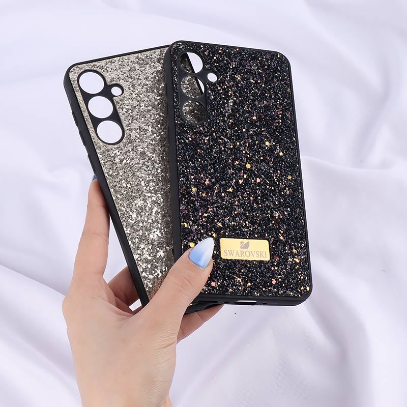 قاب شاینی Swarovski سامسونگ Galaxy A35 محافظ لنزدار