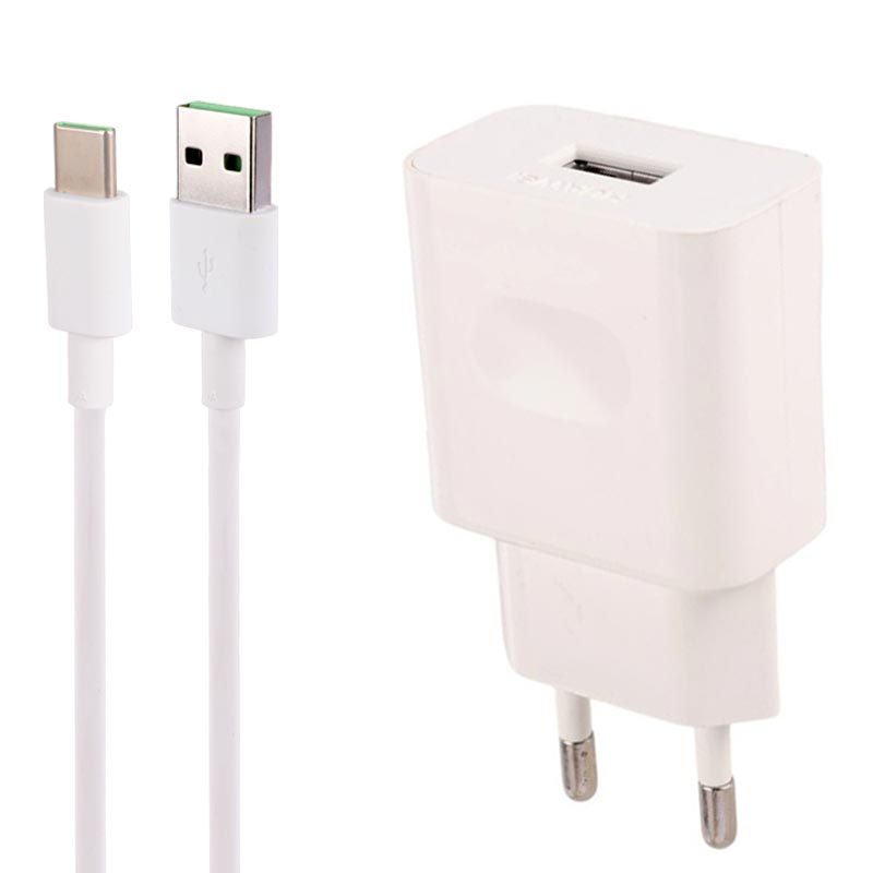 شارژر دیواری 18 وات هواوی huawei HW-059200EHQ 2A + کابل تایپ سی