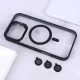 قاب PC مگ سیف استندشو با محافظ لنز رینگی Bracket آیفون iPhone 16 Pro Max
