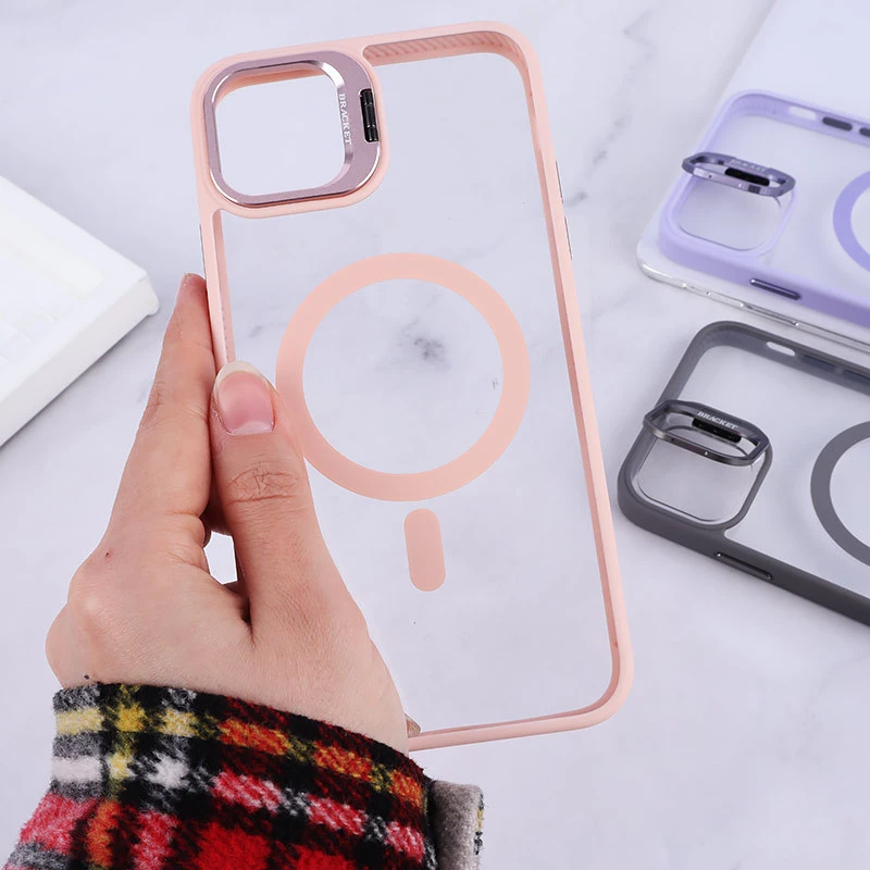 قاب PC مگ سیف استندشو با محافظ لنز رینگی Bracket آیفون iPhone 11 Pro Max