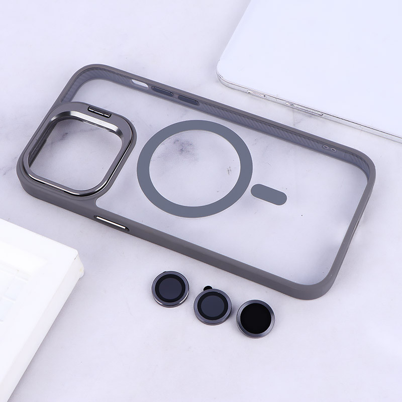 قاب PC مگ سیف استندشو با محافظ لنز رینگی Bracket آیفون iPhone 14 Pro Max