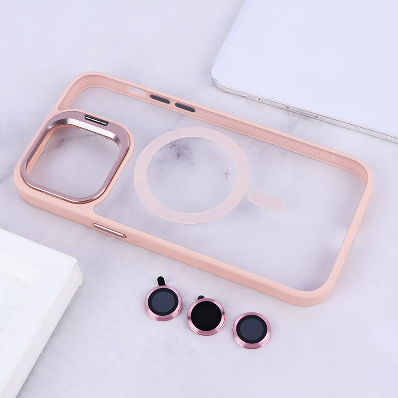 قاب PC مگ سیف استندشو با محافظ لنز رینگی Bracket آیفون iPhone 14 Pro Max