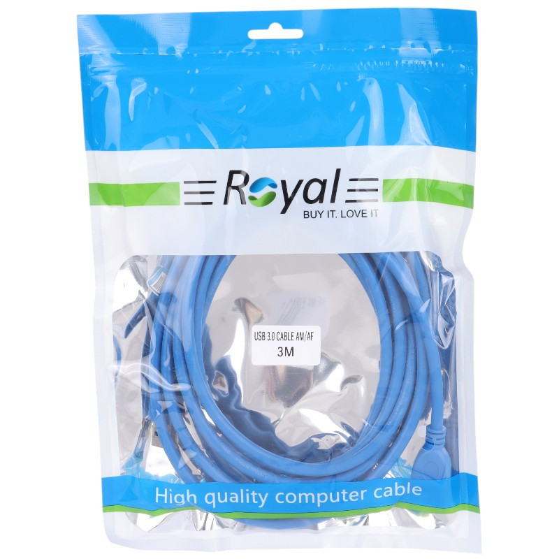 کابل افزایش طول Royal USB 3m