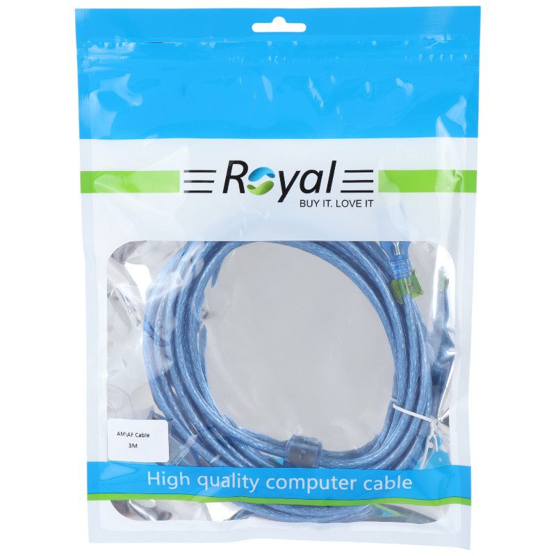 کابل افزایش طول Royal USB 3m شیلد دار