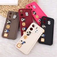قاب سولید شیائومی Redmi 13C / Poco C65 عروسک برجسته محافظ لنزدار