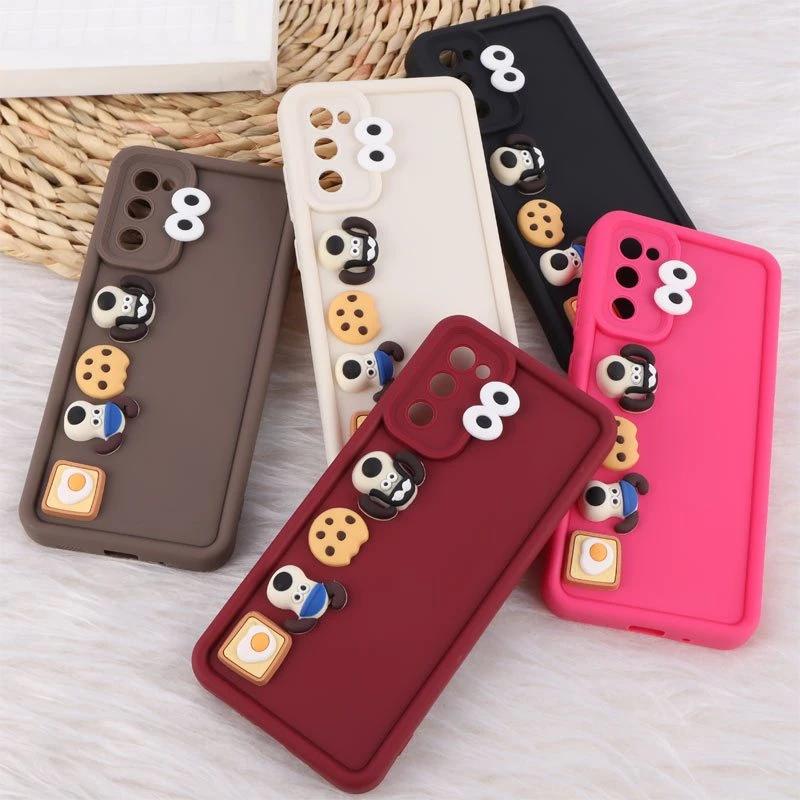 قاب سولید سامسونگ Galaxy S20 FE عروسک برجسته محافظ لنزدار