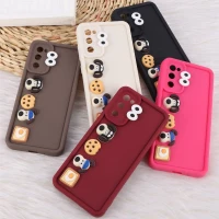 قاب سولید سامسونگ Galaxy S20 FE عروسک برجسته محافظ لنزدار
