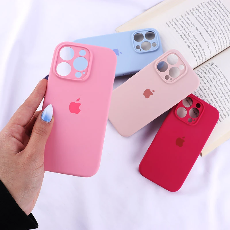 قاب سیلیکونی اصلی زیربسته آیفون iPhone 16 Pro محافظ لنزدار