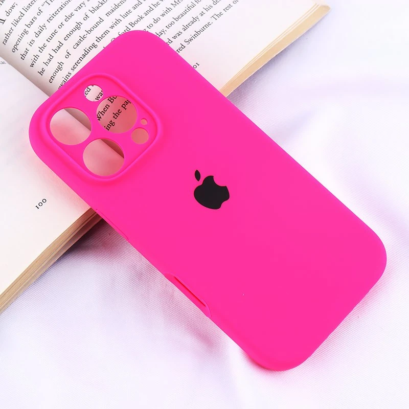 قاب سیلیکونی اصلی زیربسته آیفون iPhone 16 Pro محافظ لنزدار