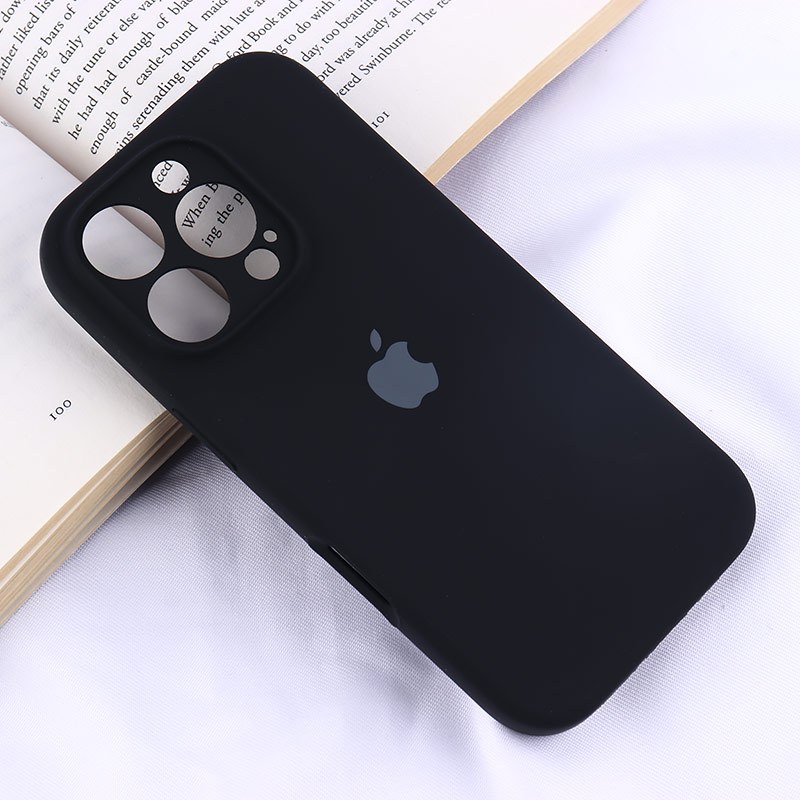 قاب سیلیکونی اصلی زیربسته آیفون iPhone 16 Pro محافظ لنزدار