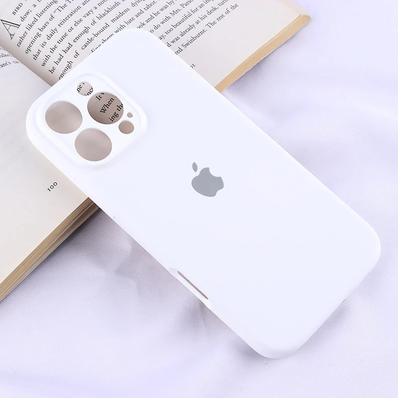 قاب سیلیکونی اصلی زیربسته آیفون iPhone 16 Pro Max محافظ لنزدار