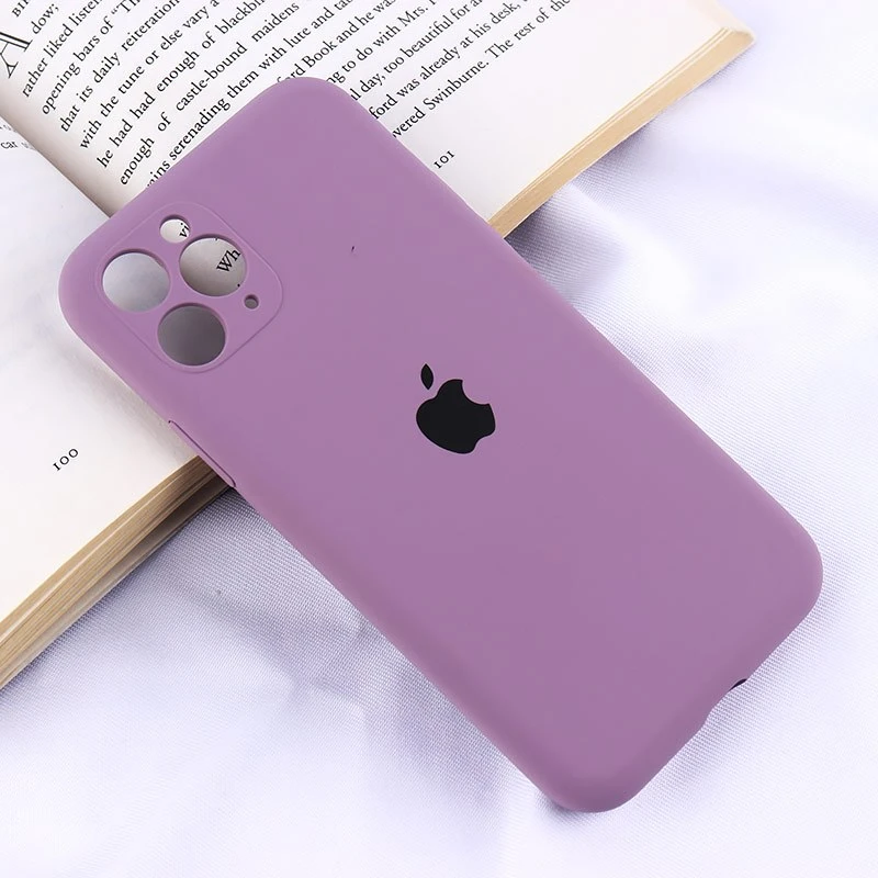 قاب سیلیکونی اصلی زیربسته آیفون iPhone 11 Pro محافظ لنزدار